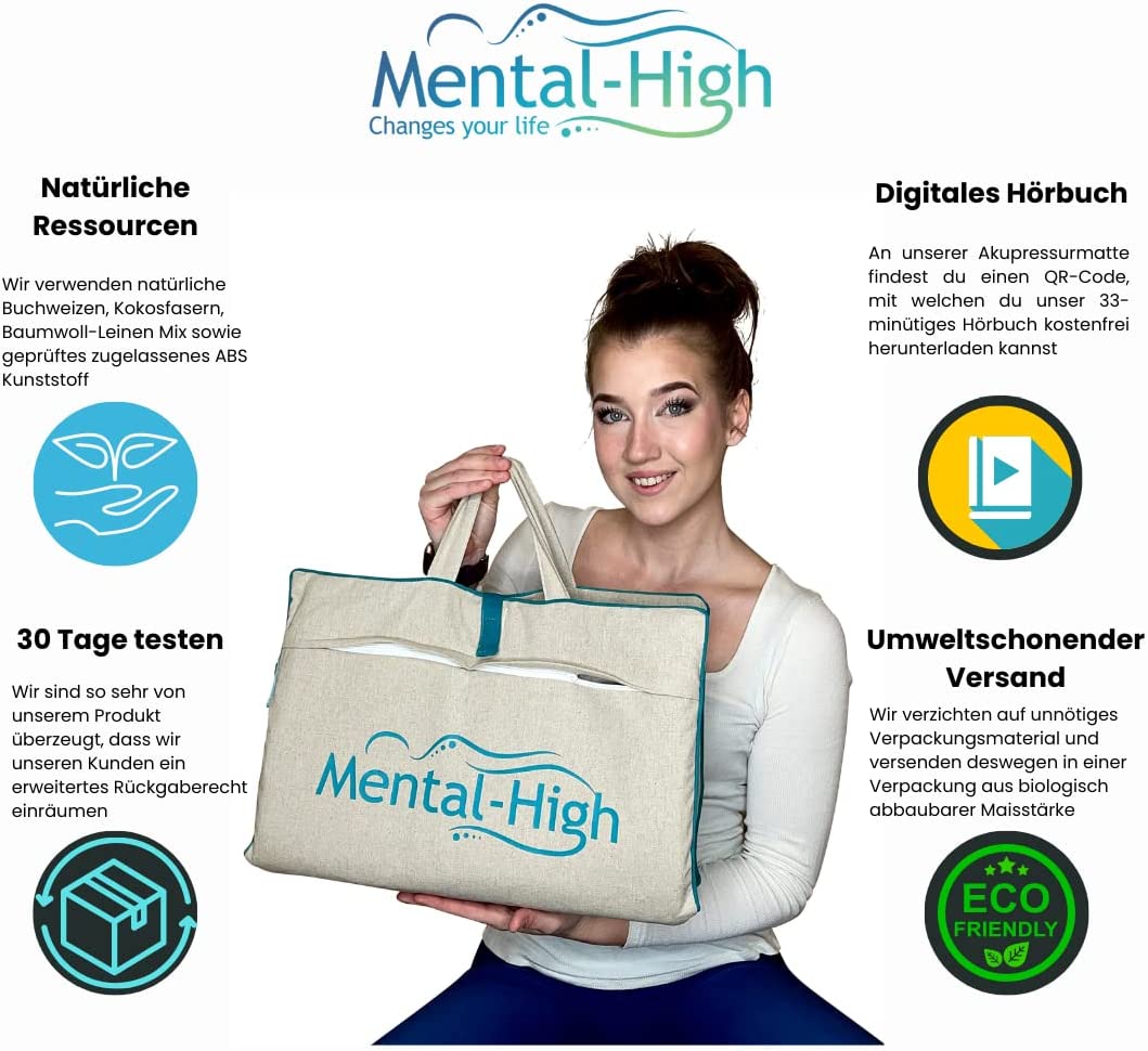Akupressur Massage – Gratis 33 - min Hörbuch & Entspannung | Mental - High – Akupressur von Mental High | Mental - High