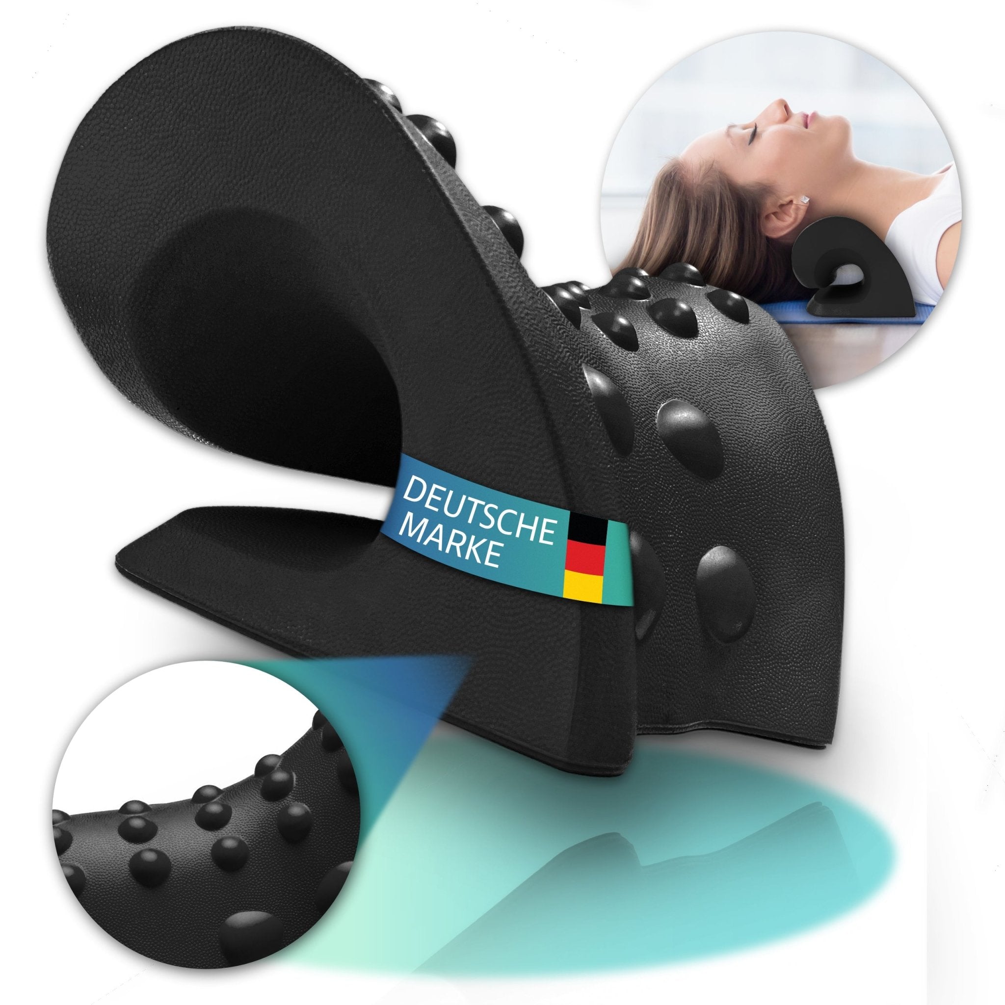 Ergonomische Nackenhilfe zur Dehnung & Schmerzlinderung | Mental-High