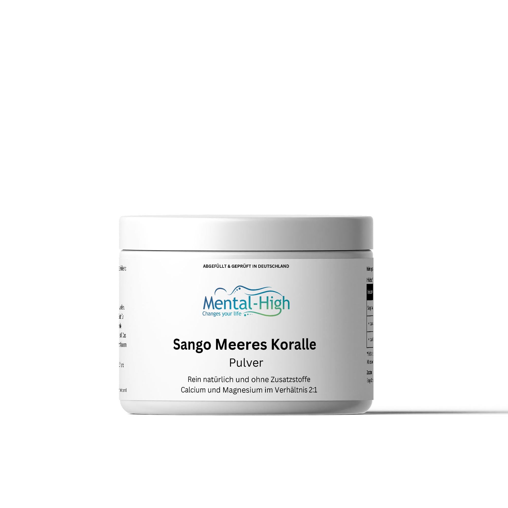 Sango Meeres Koralle Pulver – 250g – Natürlicher Mineralstoff für Vitalität und Energie | Mental - High – Nahrungsergänzung von Mental - High | Mental - High