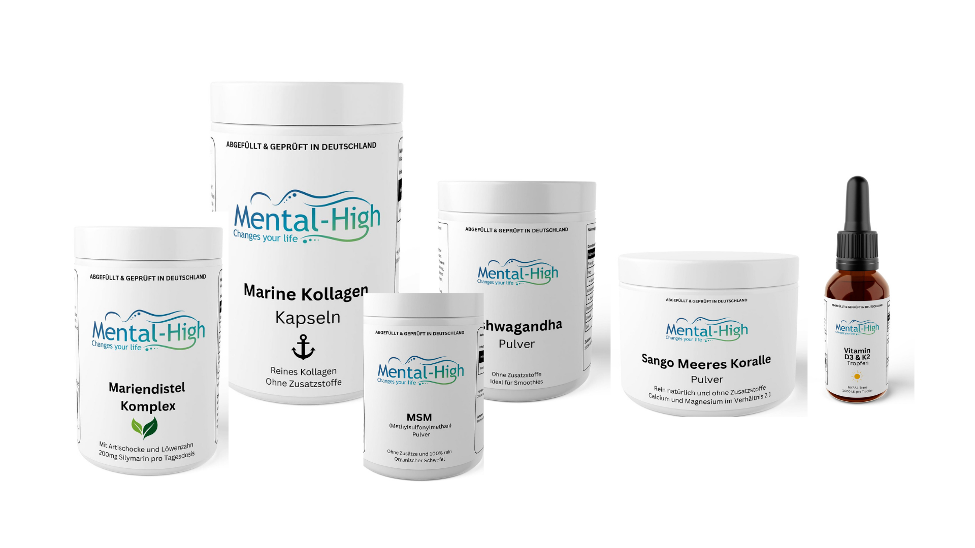 Vitalstoffe für Energie, Gelenke & Immunsystem | Mental-High Supplements